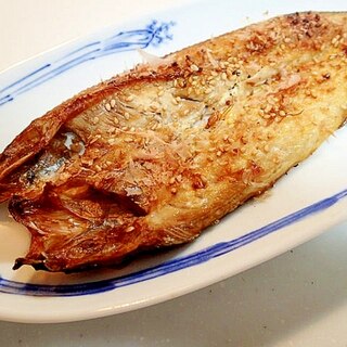 飛魚香る　マヨ・ごま・おかかのほっけ開き